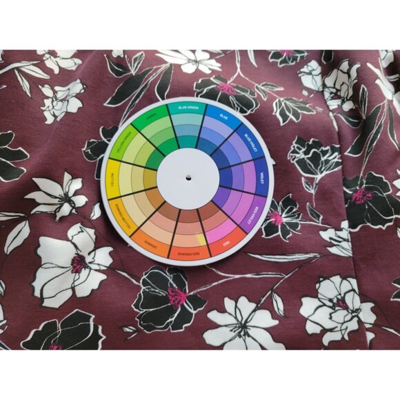 Jessica London Womens Dress 28W Plus Short Sleeve Casual Burgundy FLO149XE - Picture 12 of 12